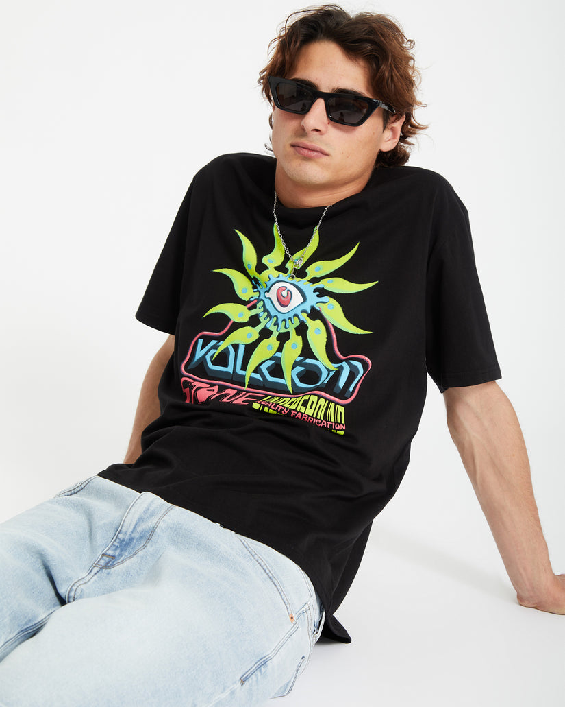 T-shirt Realityfab - BLACK