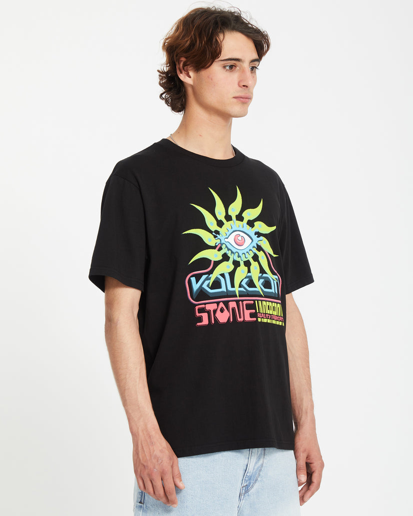 T-shirt Realityfab - BLACK