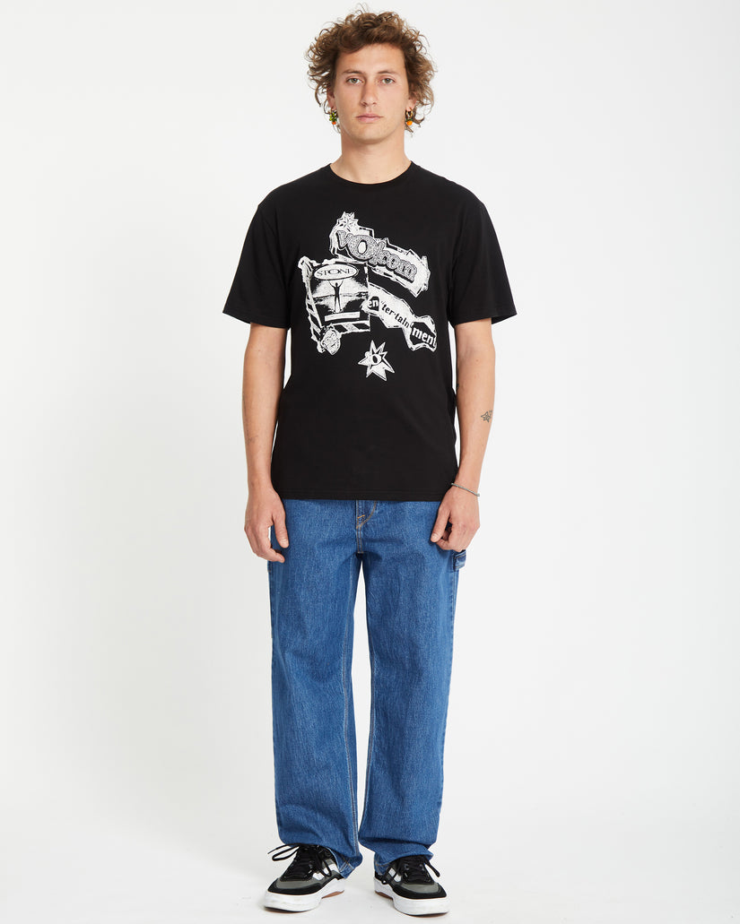 T-shirt V Ent - BLACK