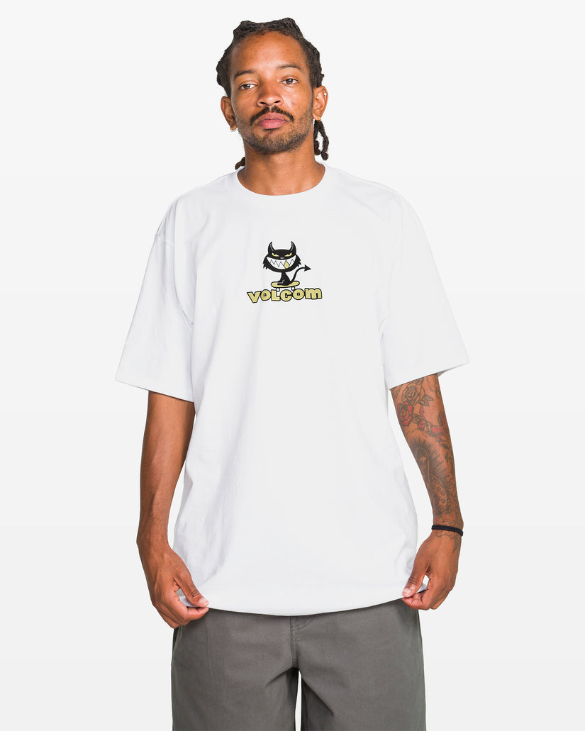 T-shirt Devilish - White