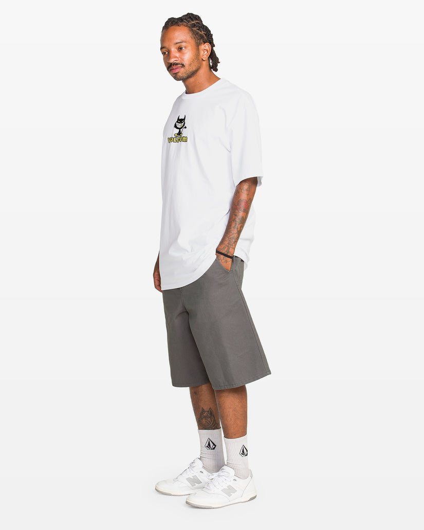 T-shirt Devilish - White