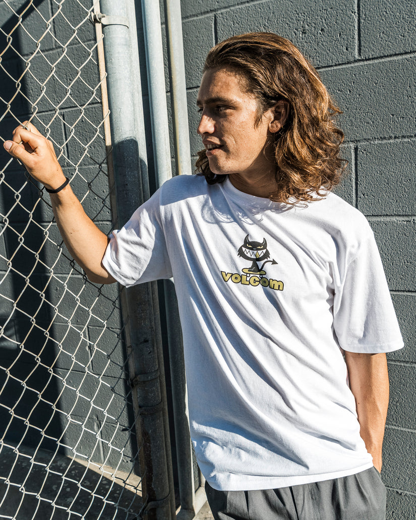 T-shirt Devilish - White