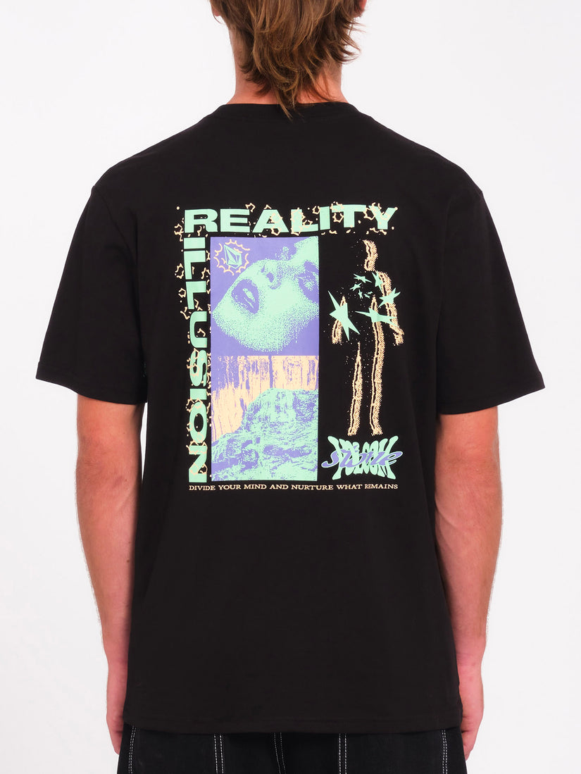 T-shirt Realusion - BLACK