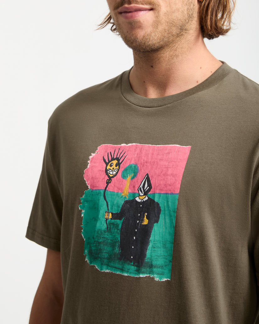 T-Shirt Issam - Sage Leaf