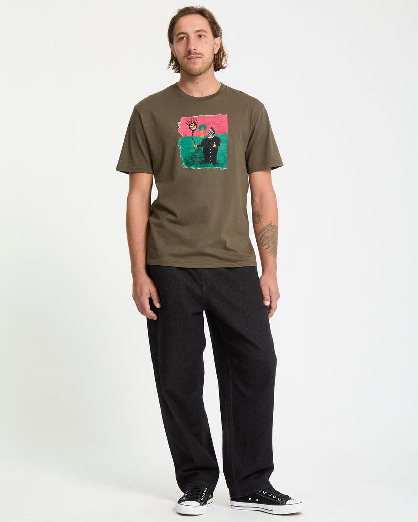 T-Shirt Issam - Sage Leaf