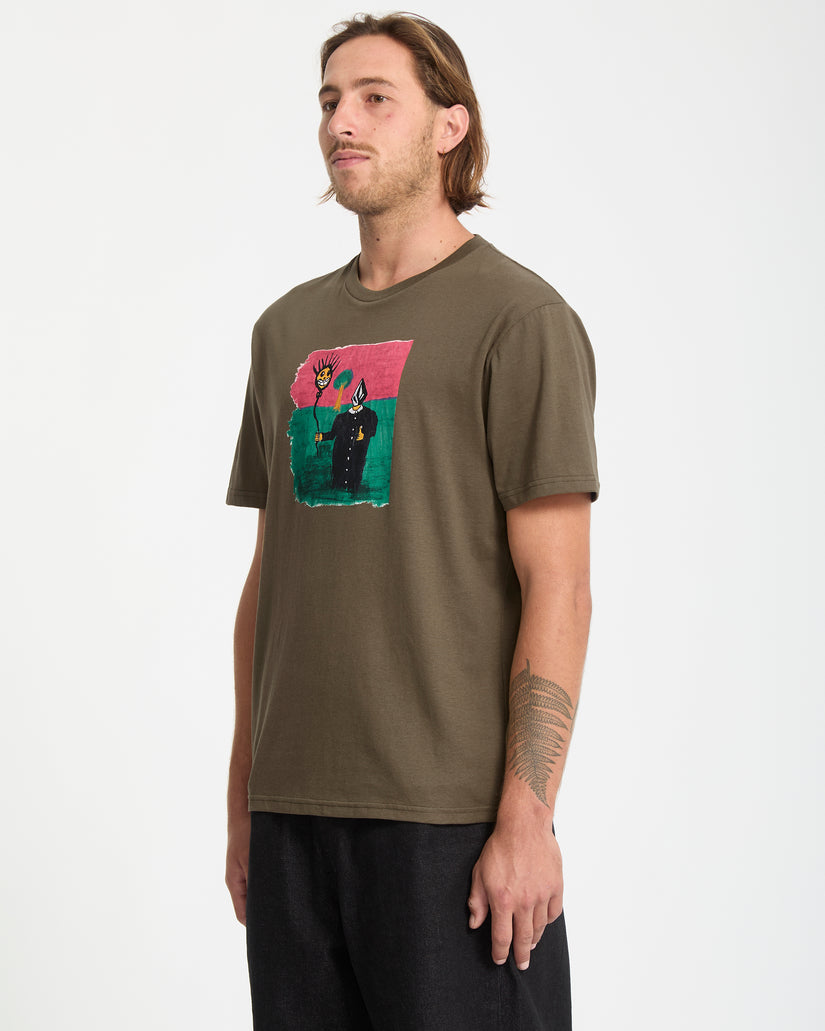 T-Shirt Issam - Sage Leaf