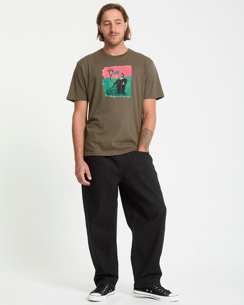 T-Shirt Issam - Sage Leaf