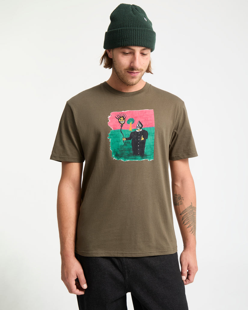 T-Shirt Issam - Sage Leaf
