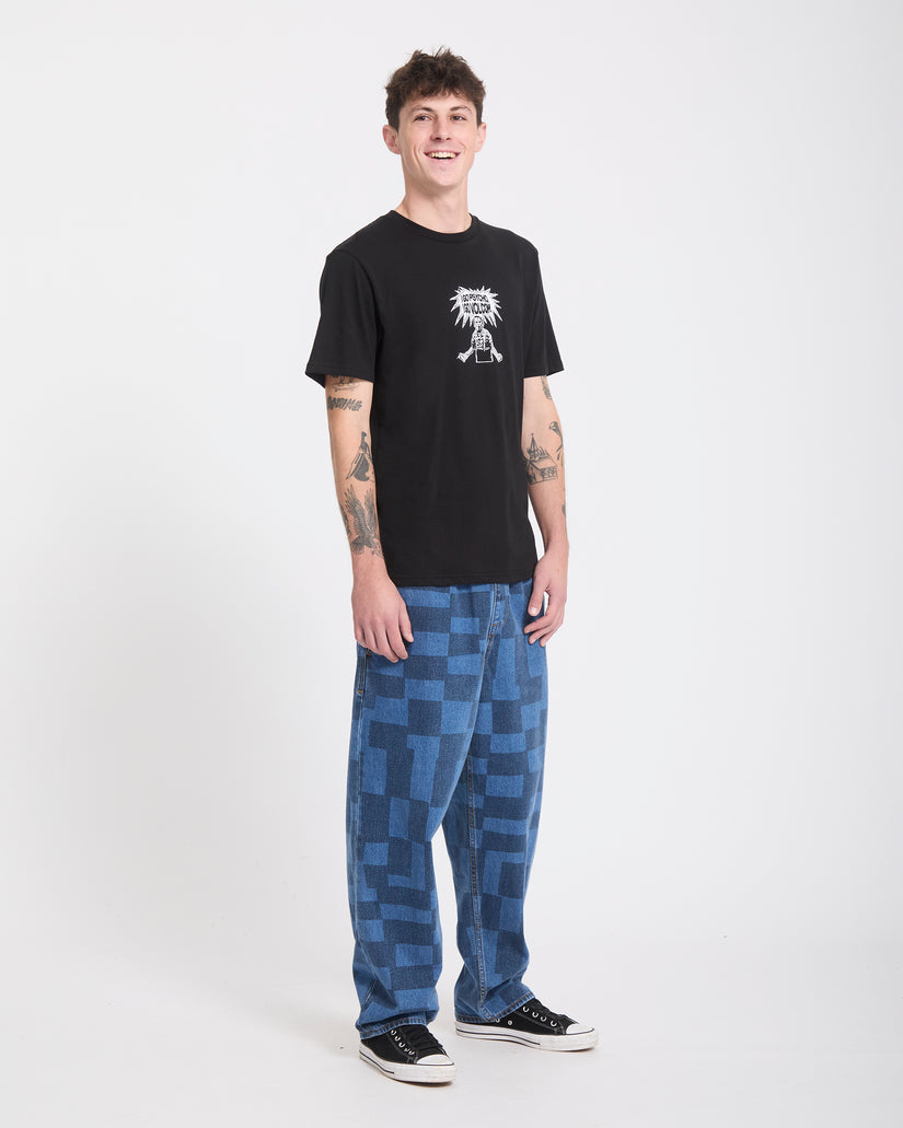 T-shirt I Go Psycho - Black