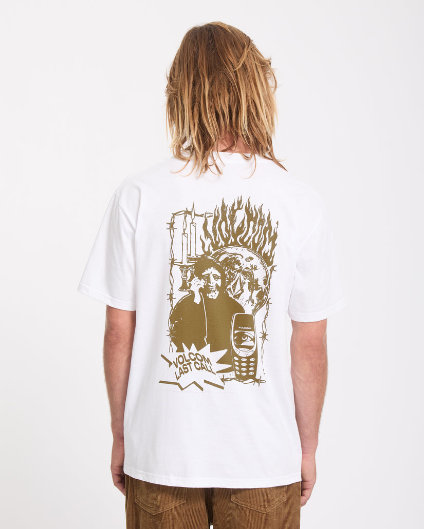 T-shirt Last Call - White