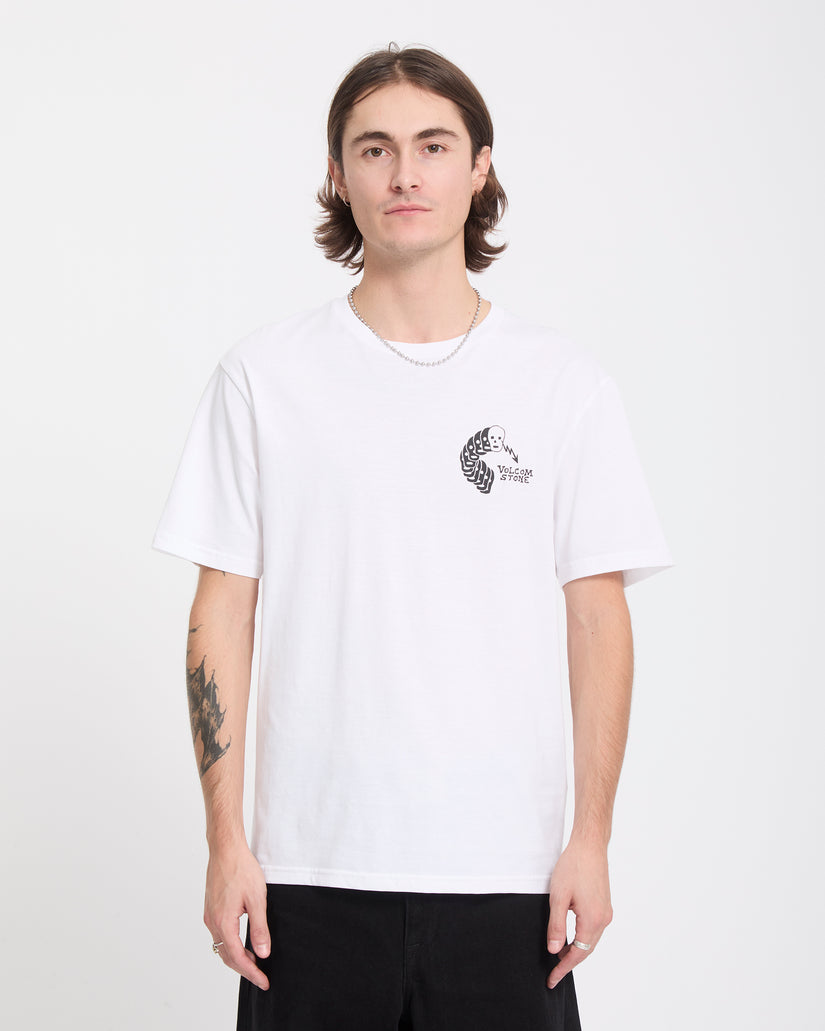 T-shirt Felix Skull - White