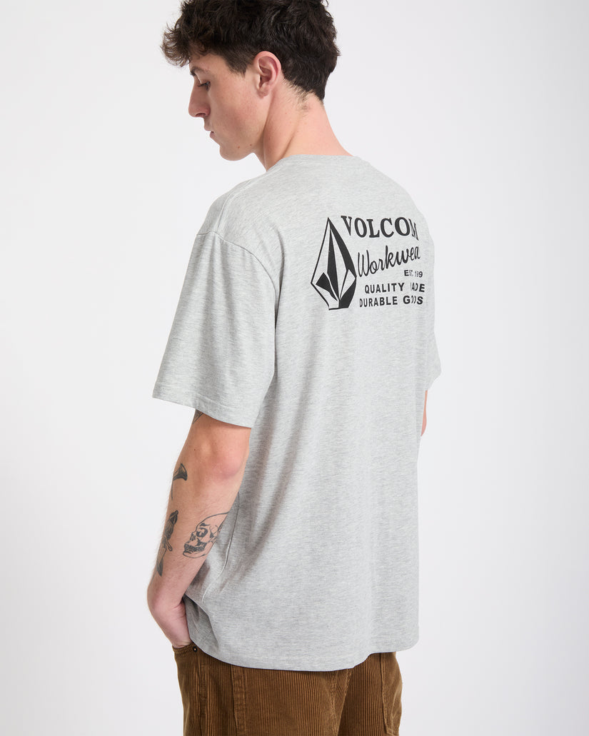 T-shirt Workwear - Heather Grey