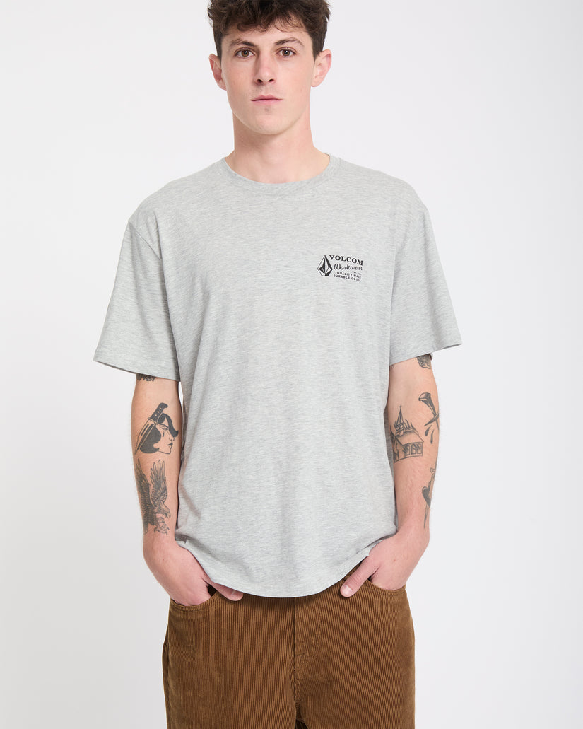 T-shirt Workwear - Heather Grey