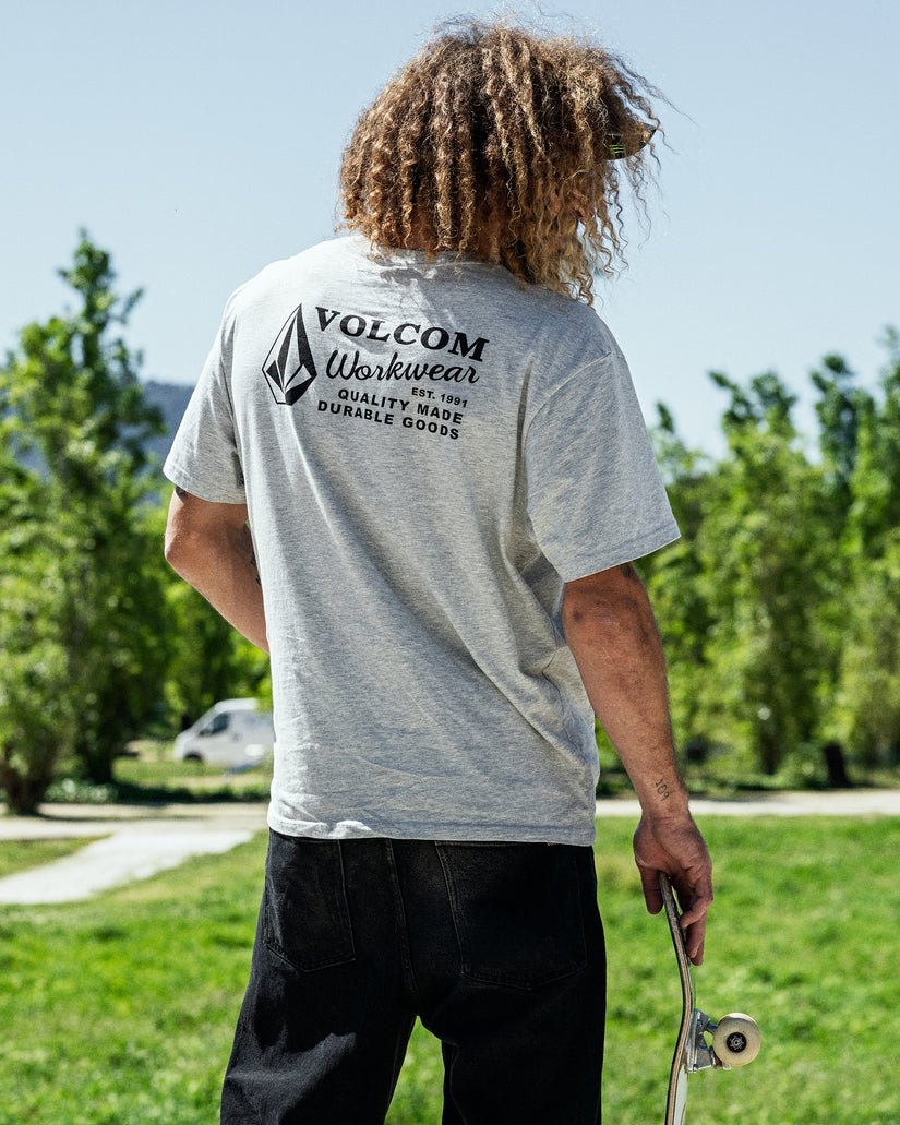 T-shirt Workwear - Heather Grey