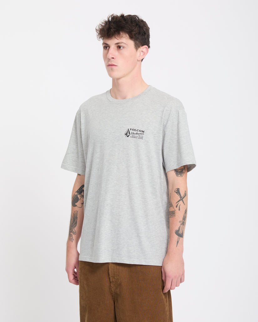 T-shirt Workwear - Heather Grey