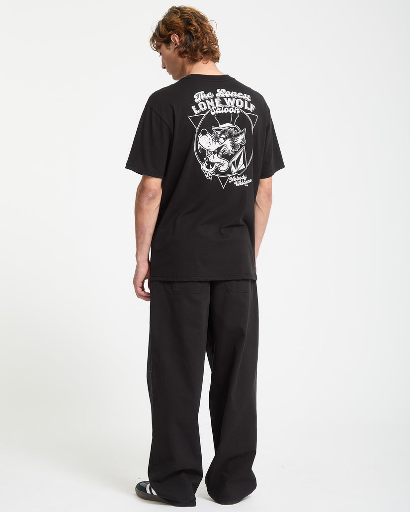T-shirt Solo Wolf - Black