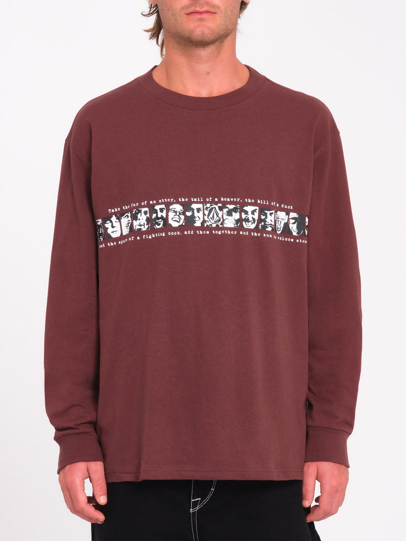 T-shirt Skate Vitals Remy - MERLOT