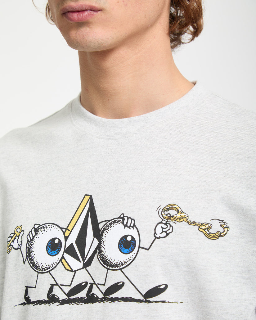 T-shirt Daniel Shepard Budz - Bone Heather