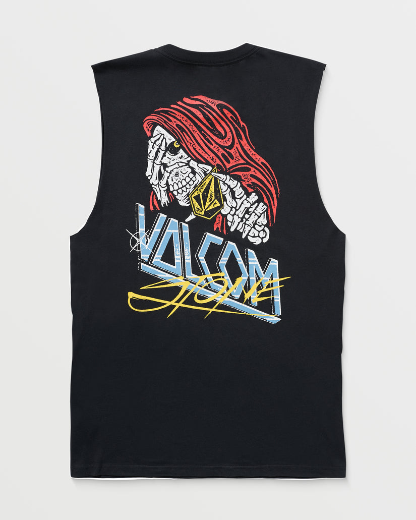 T-Shirt Dropped This Sleeveless - Antique Black