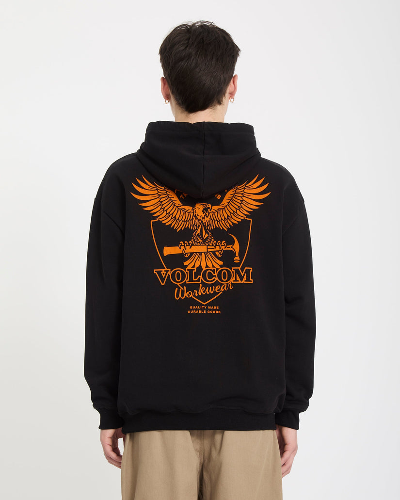 Sweat à capuche Hammered - Black