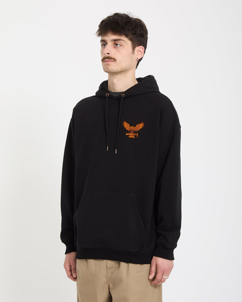 Sweat à capuche Hammered - Black