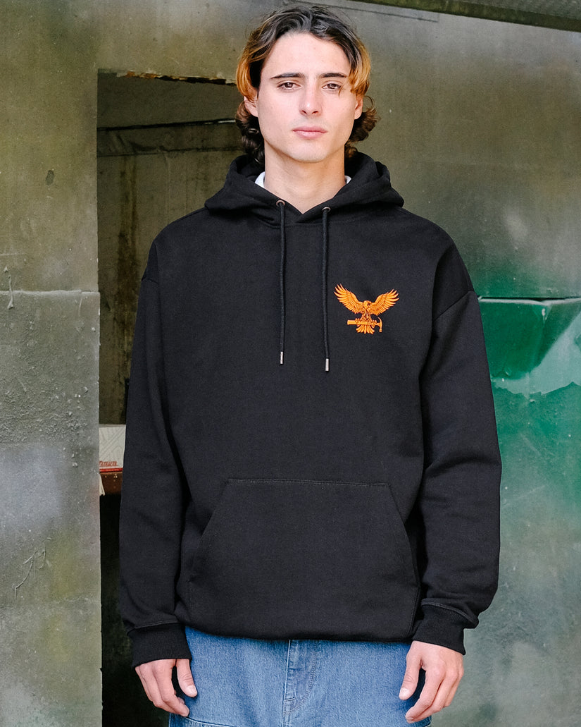 Sweat à capuche Hammered - Black