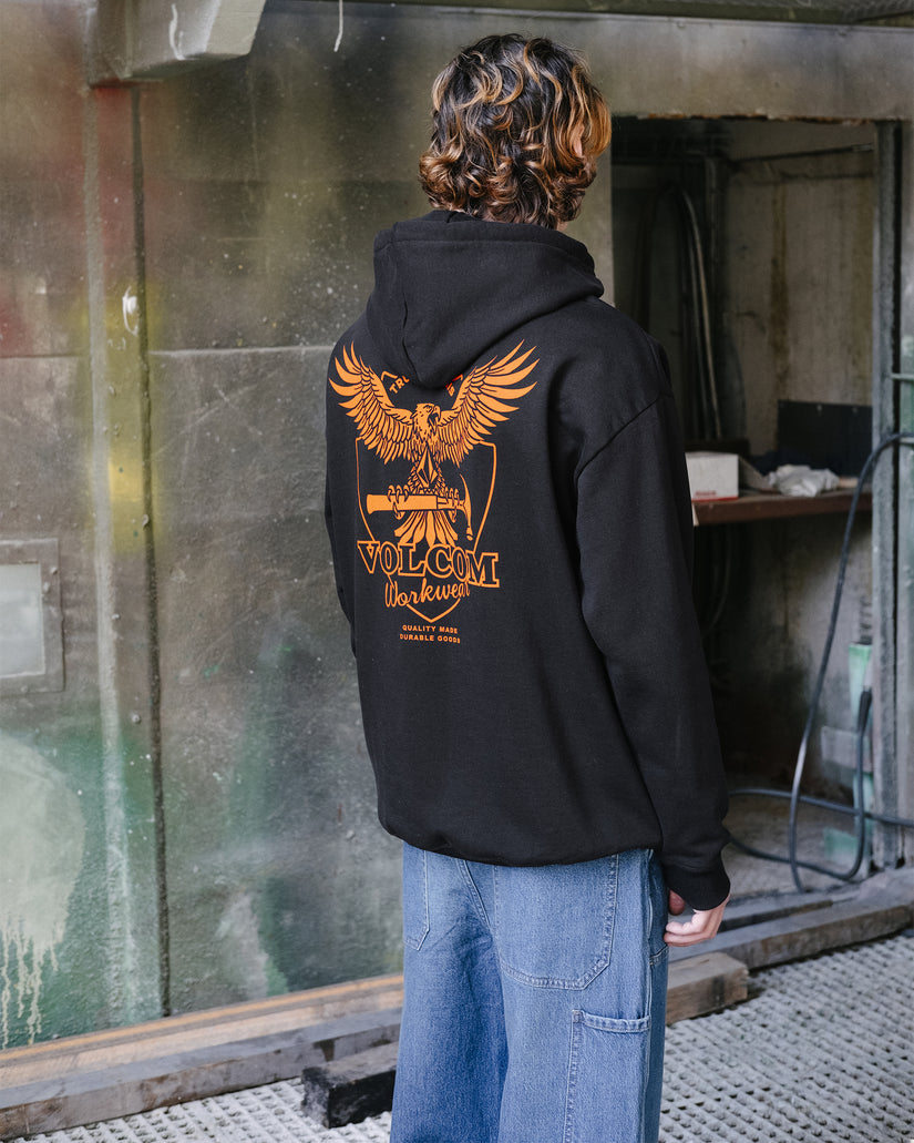 Sweat à capuche Hammered - Black