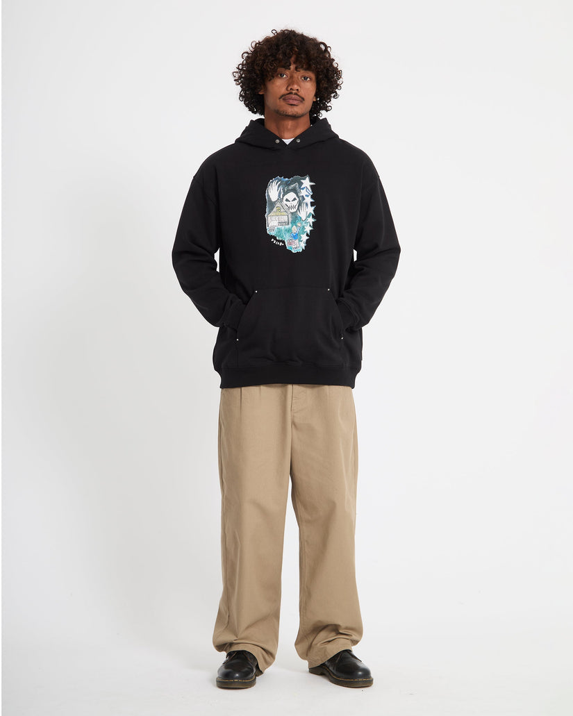 Sweat à capuche Issam Auptel - Black