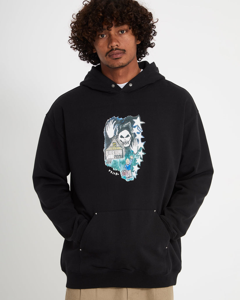 Sweat à capuche Issam Auptel - Black