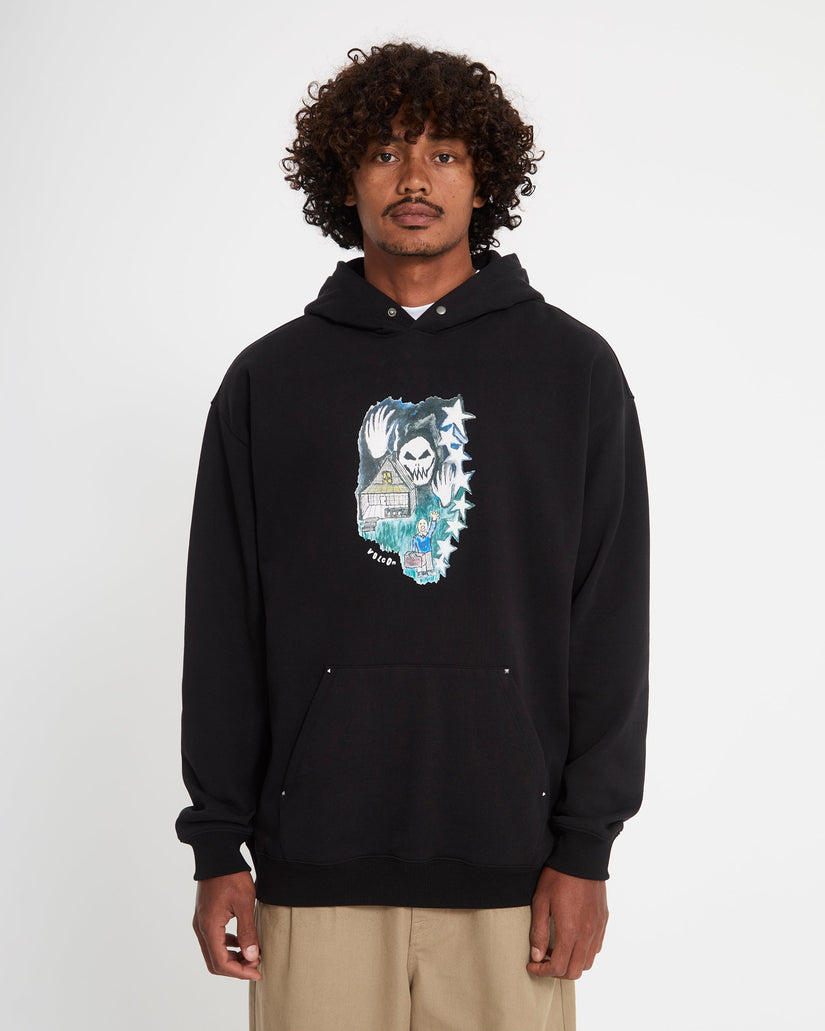 Sweat à capuche Issam Auptel - Black