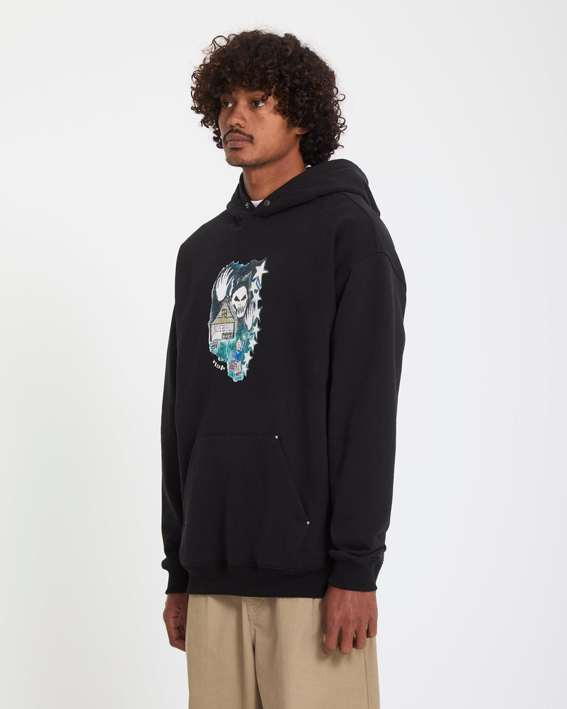 Sweat à capuche Issam Auptel - Black