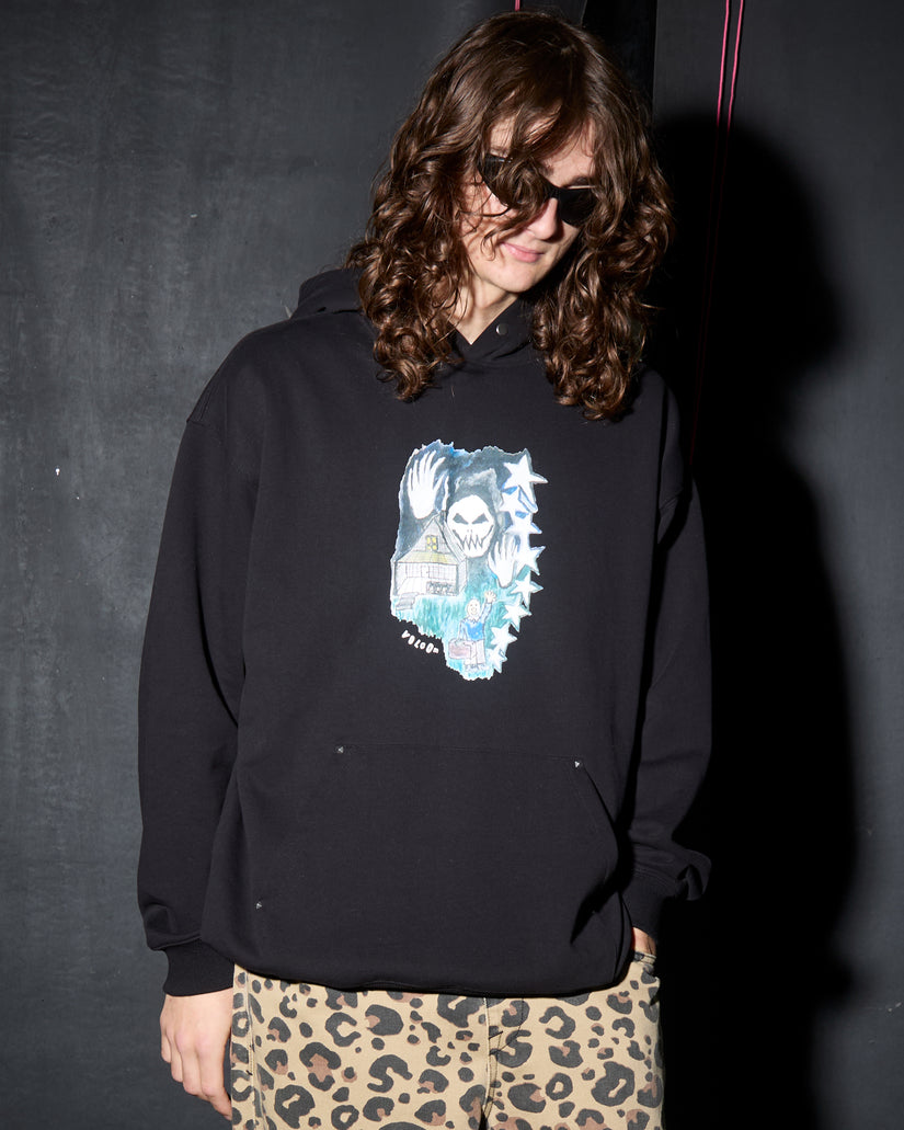 Sweat à capuche Issam Auptel - Black