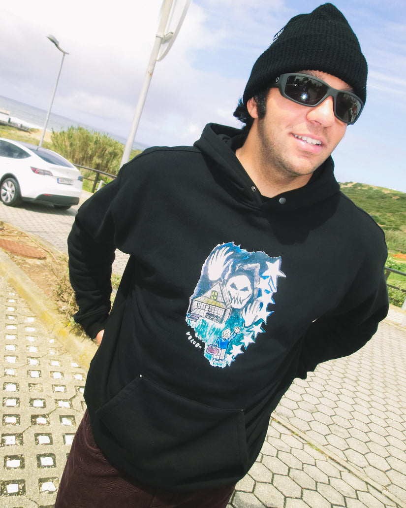 Sweat à capuche Issam Auptel - Black