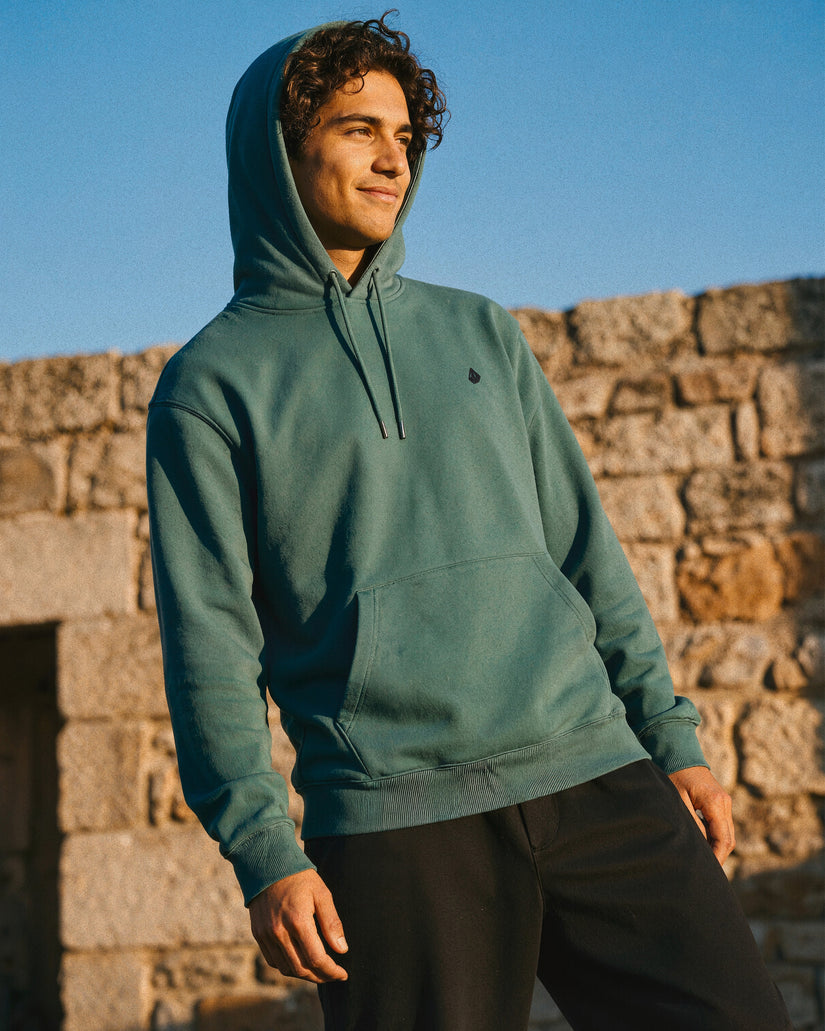 Sweat à capuche Single Stone - Rifle Green
