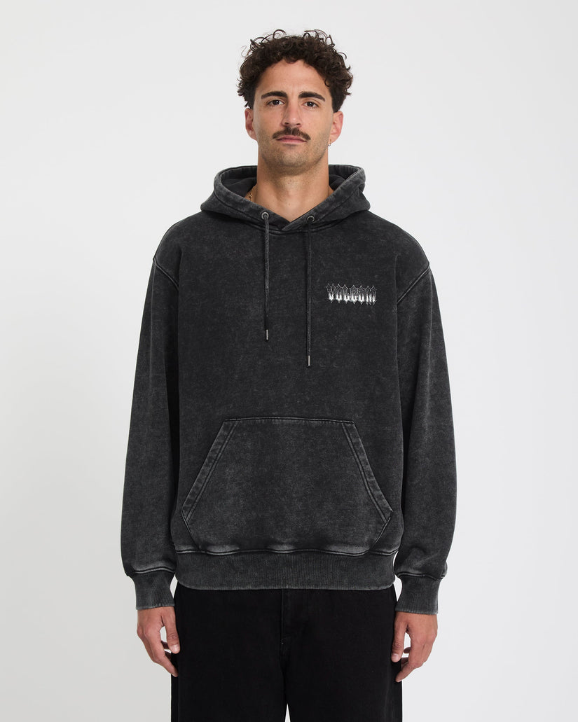 Sweat à capuche Noder - Light Acid Black