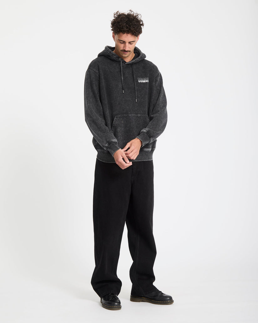 Sweat à capuche Noder - Light Acid Black