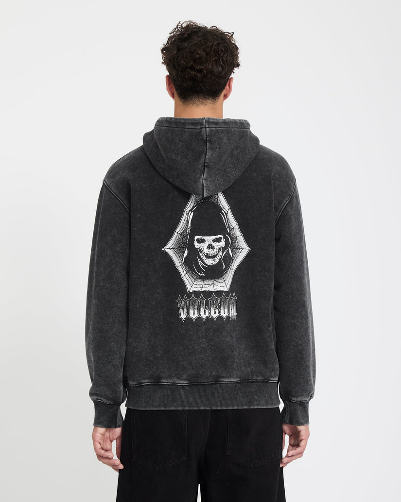 Sweat à capuche Noder - Light Acid Black