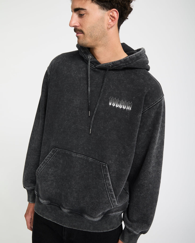 Sweat à capuche Noder - Light Acid Black
