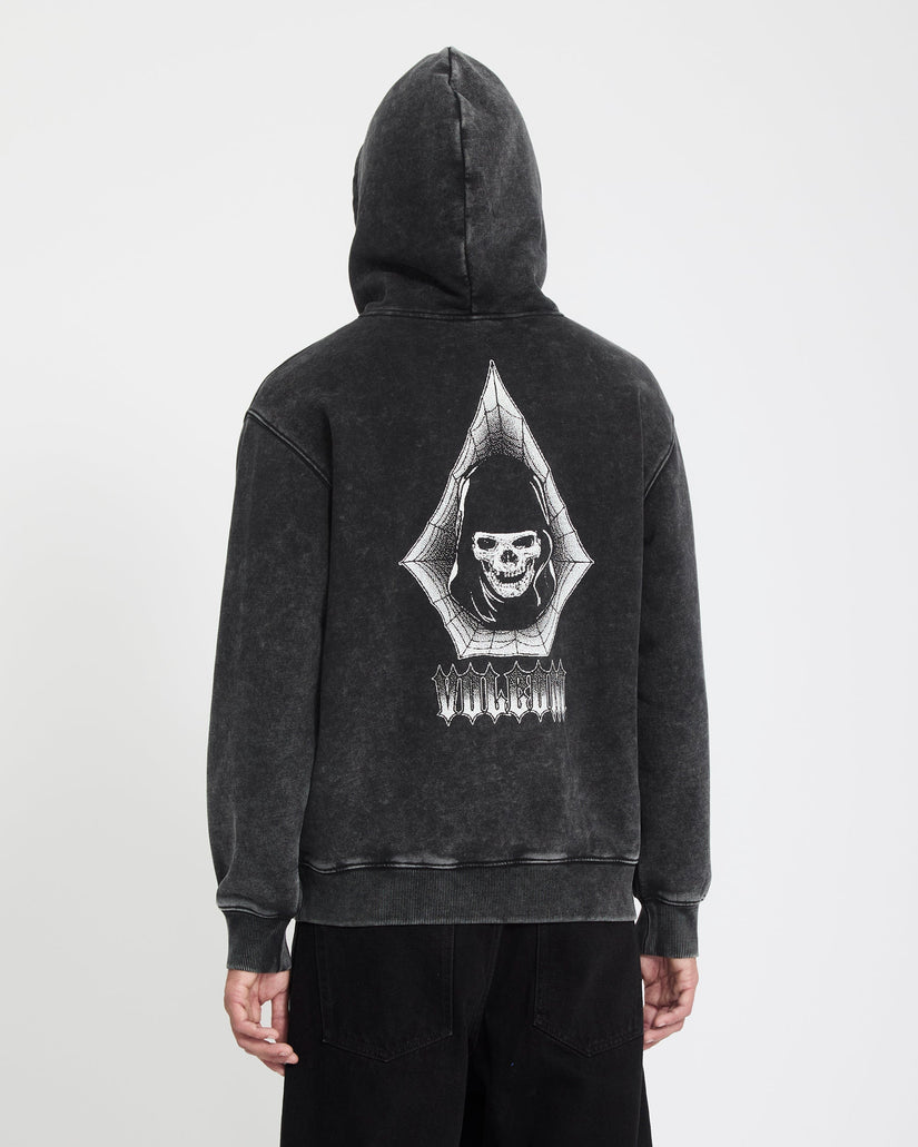 Sweat à capuche Noder - Light Acid Black