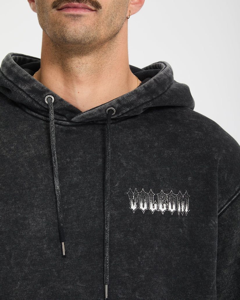Sweat à capuche Noder - Light Acid Black