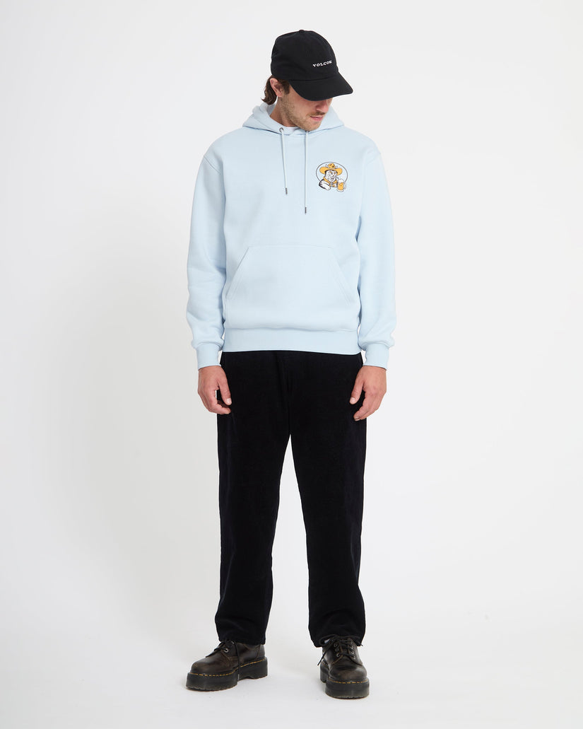 Sweat à capuche Noder - Light Blue Acid