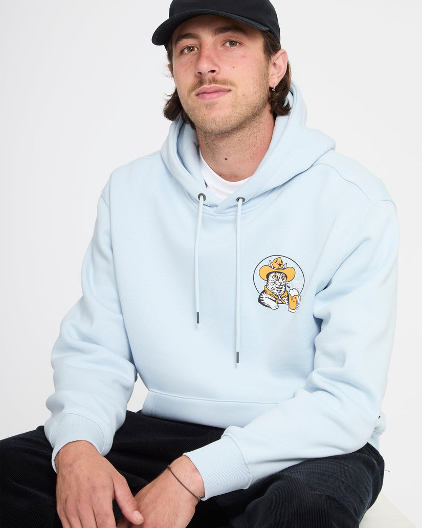 Sweat à capuche Noder - Light Blue Acid