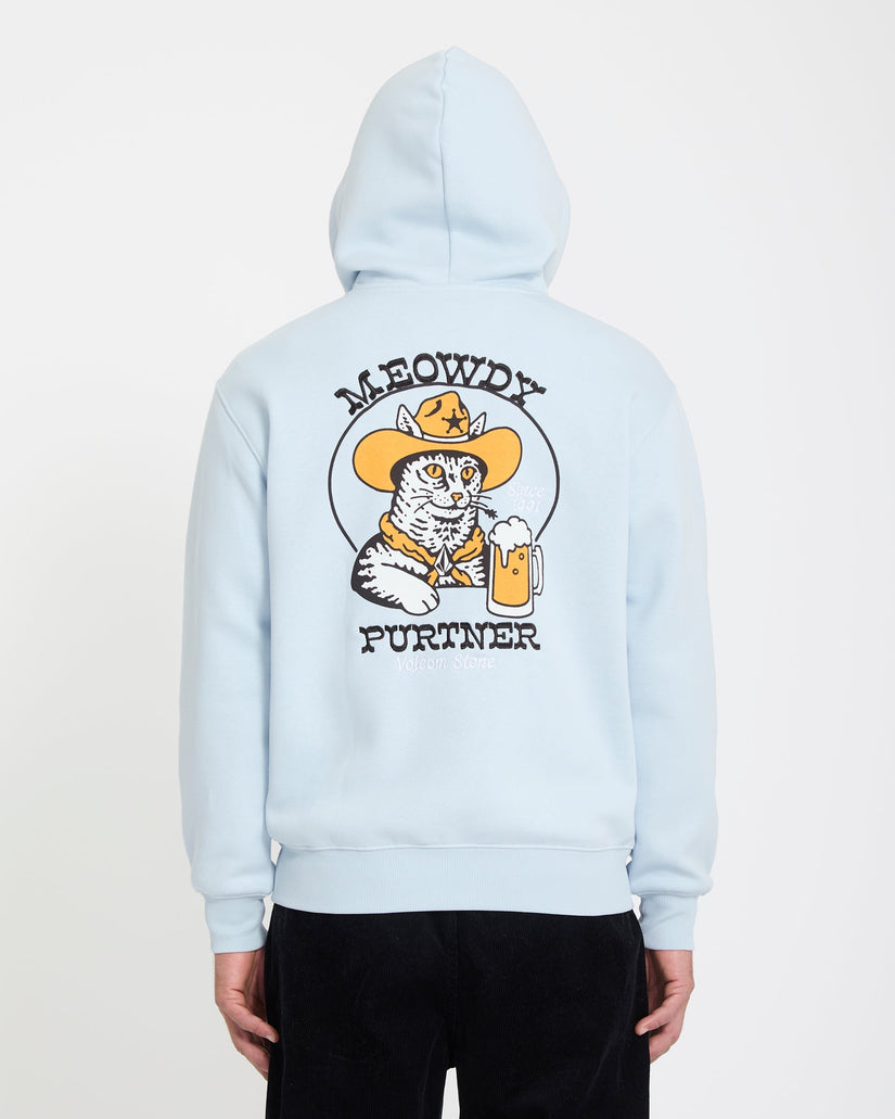 Sweat à capuche Noder - Light Blue Acid