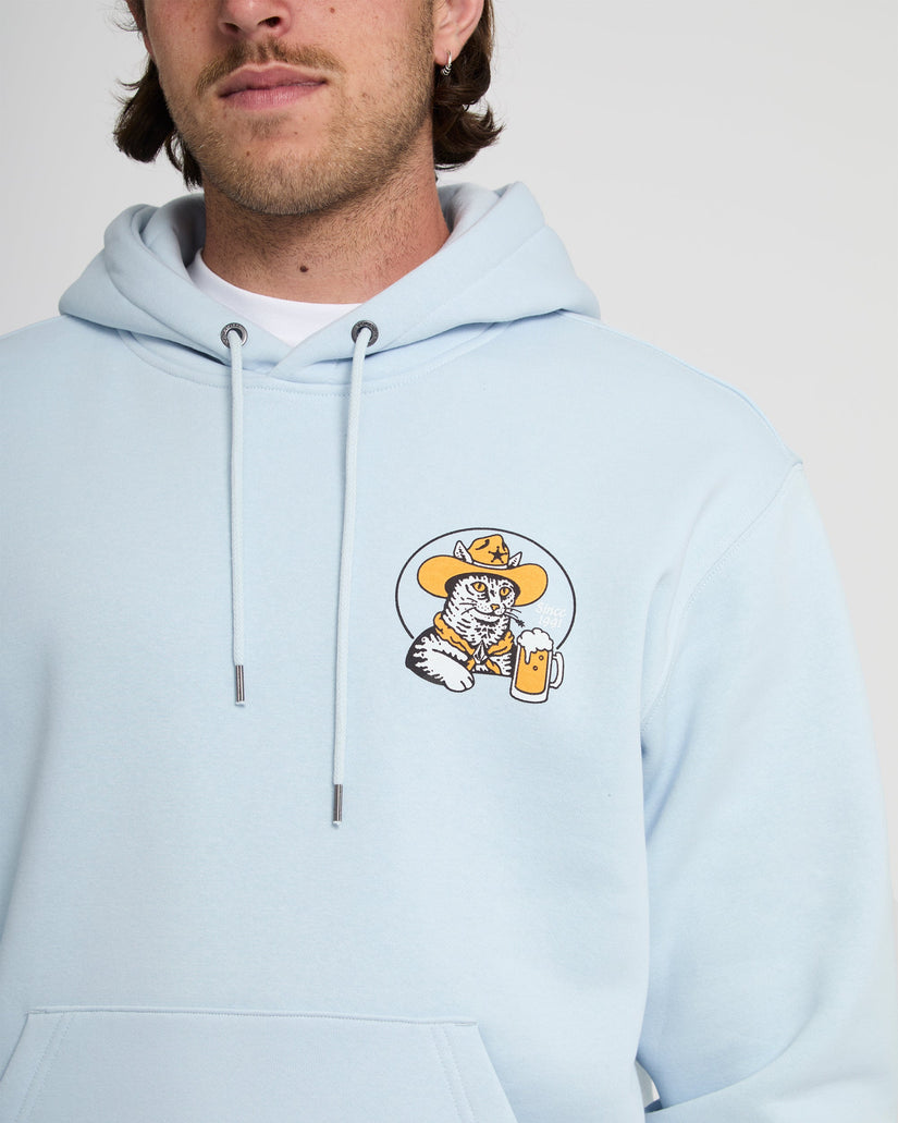 Sweat à capuche Noder - Light Blue Acid