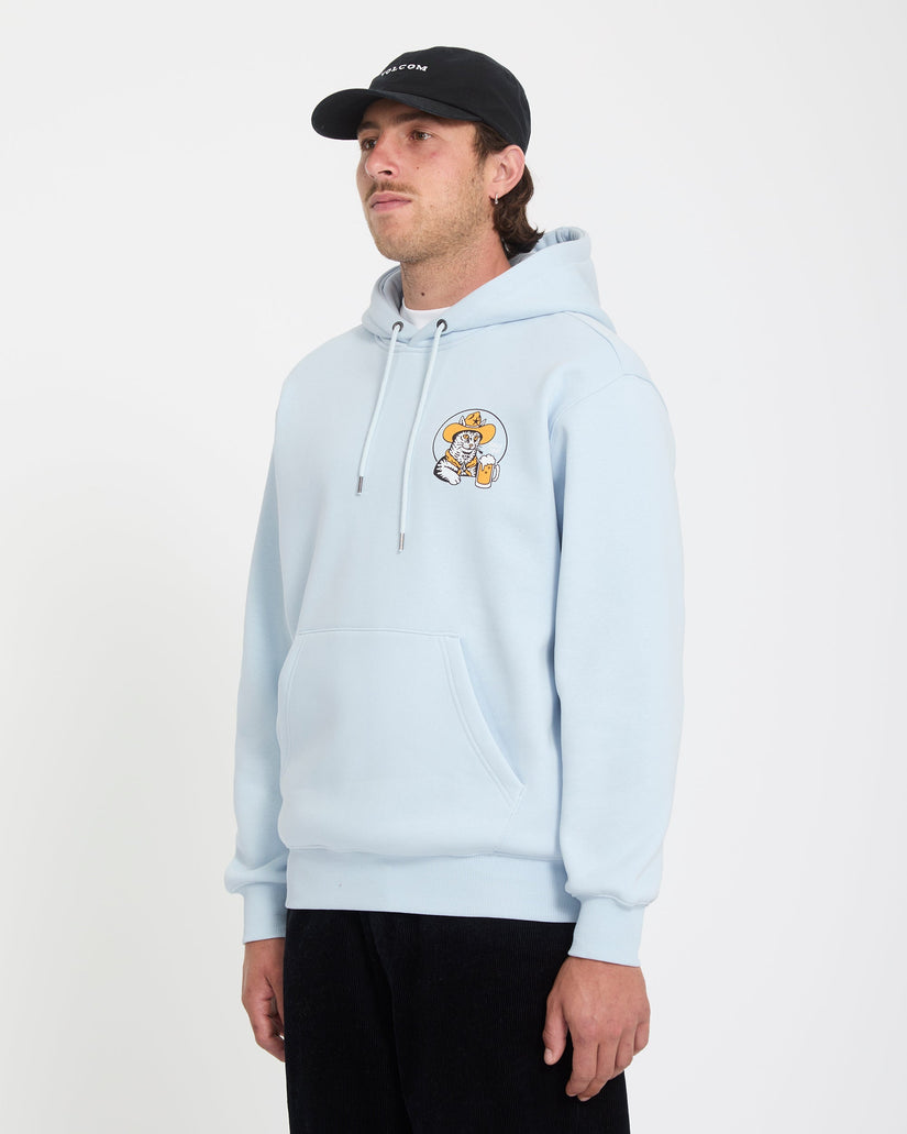 Sweat à capuche Noder - Light Blue Acid