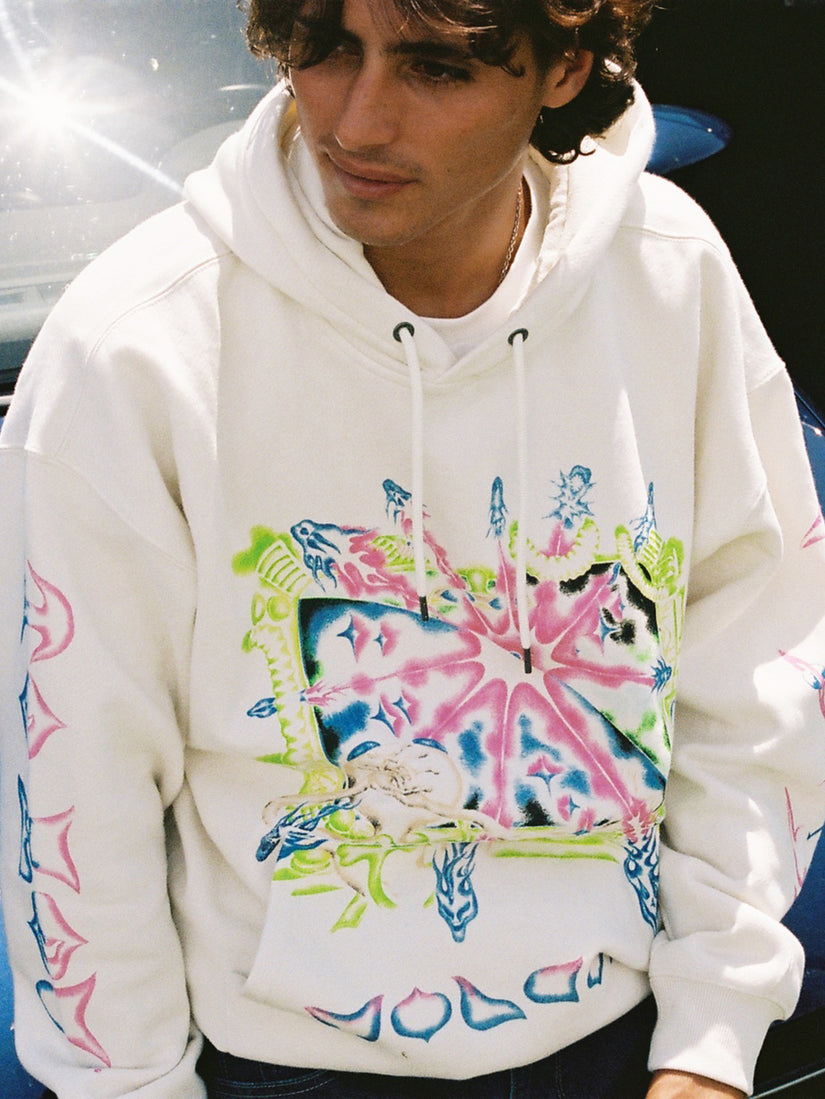 Sweat à capuche Sam Ryser - OFF WHITE