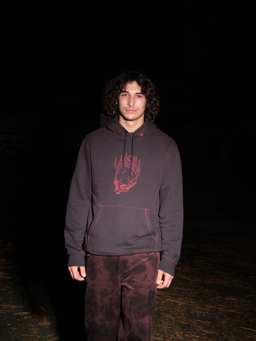 Sweat à capuche Burnher - BLACK
