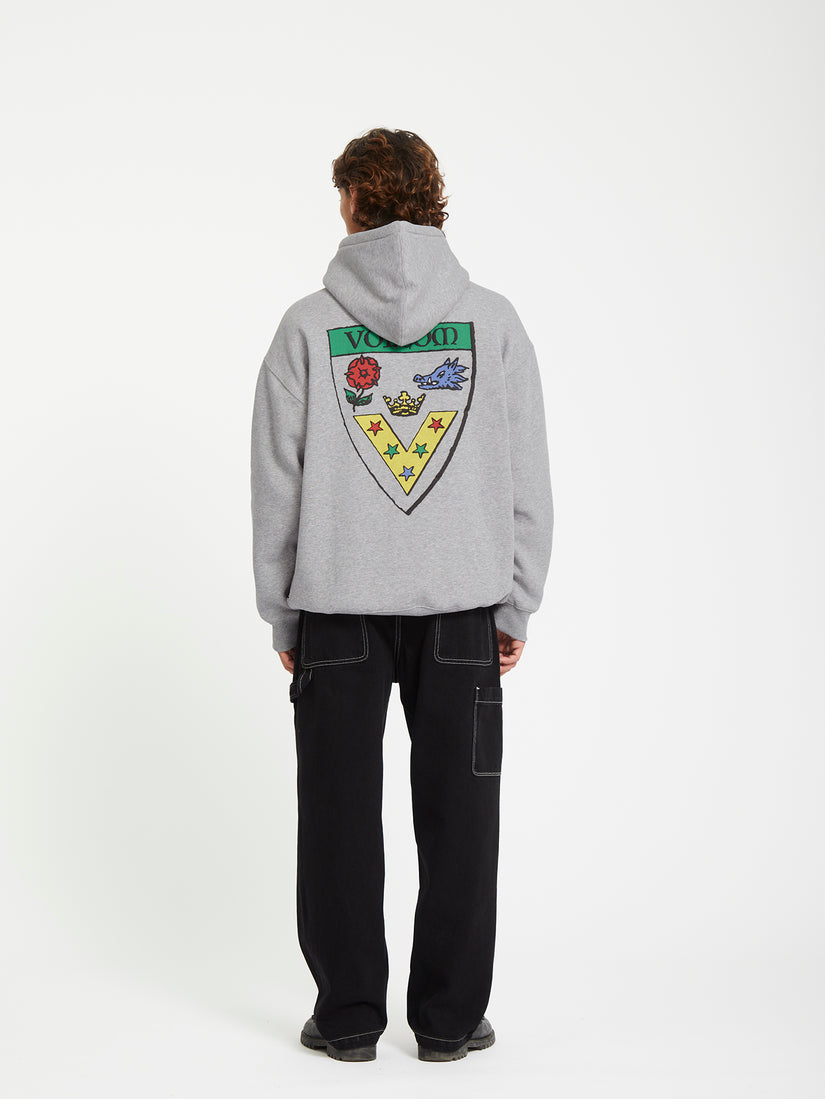 Sweat à capuche Fergadelic - HEATHER GREY