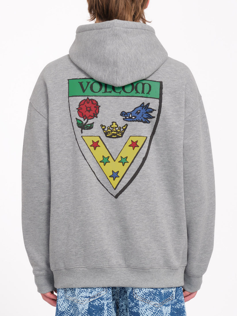 Sweat à capuche Fergadelic - HEATHER GREY