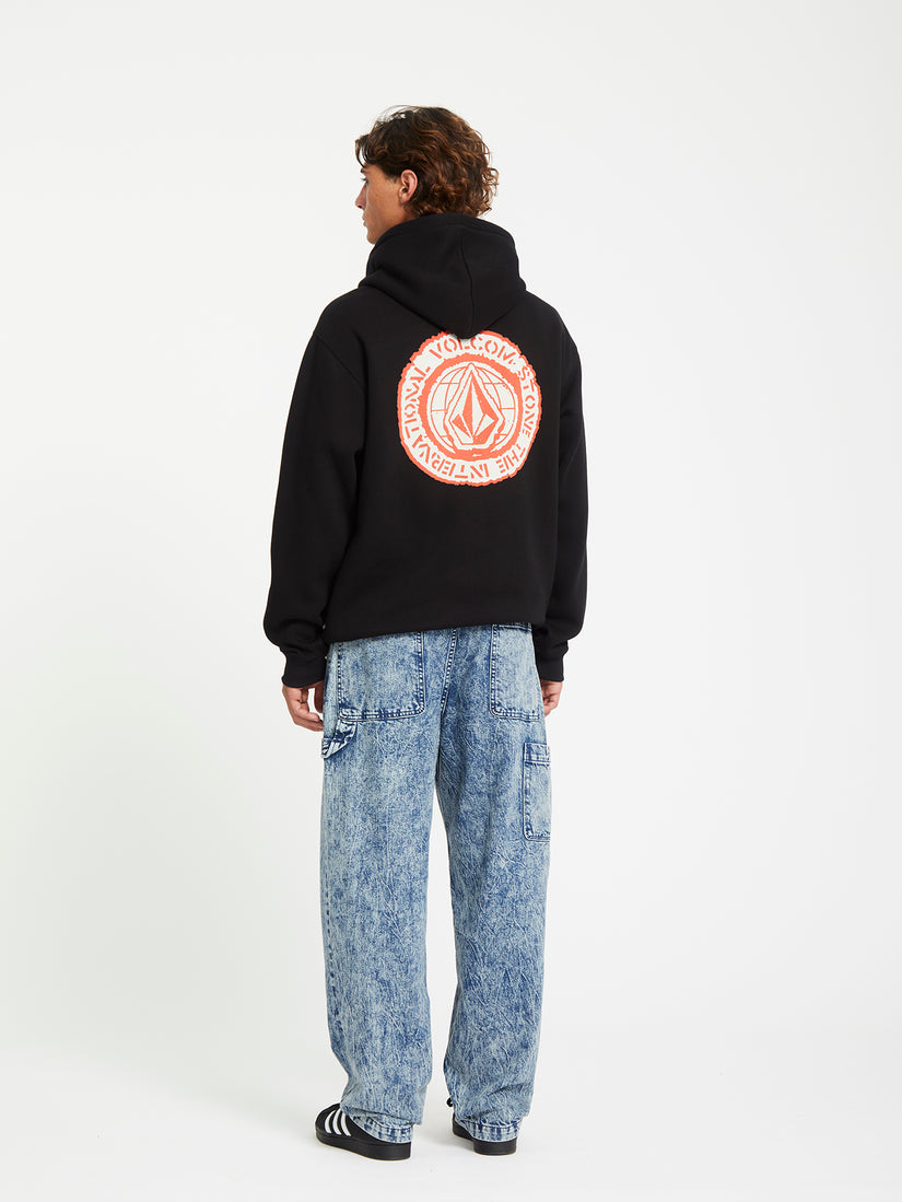 Sweat à capuche Volstoned - BLACK